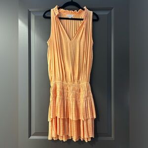 Current Air Cara Sleeveless Pleated Mini Dress